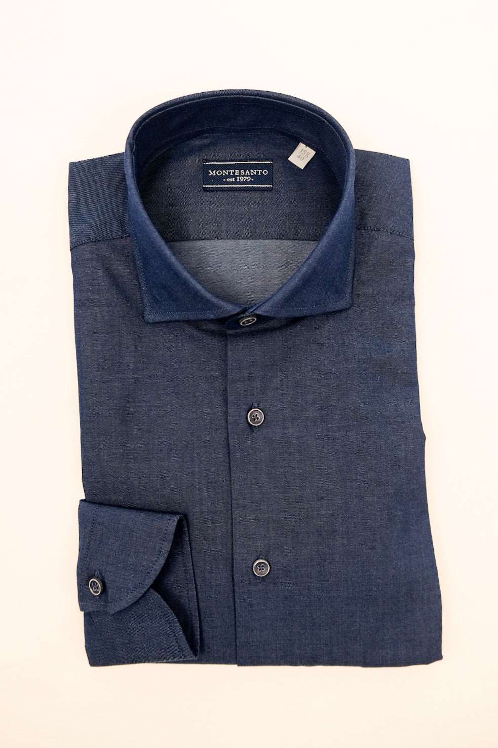 CAMICIA-UOMO-COTONE-DENIM