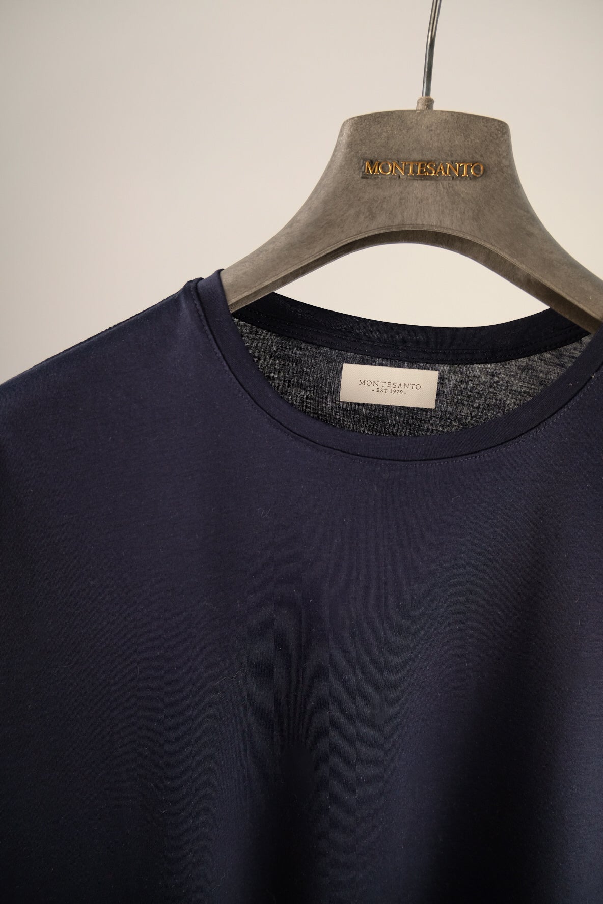 MAGLIA-UOMO-COTONE-BLU-T SHIRT-MADE IN ITALY