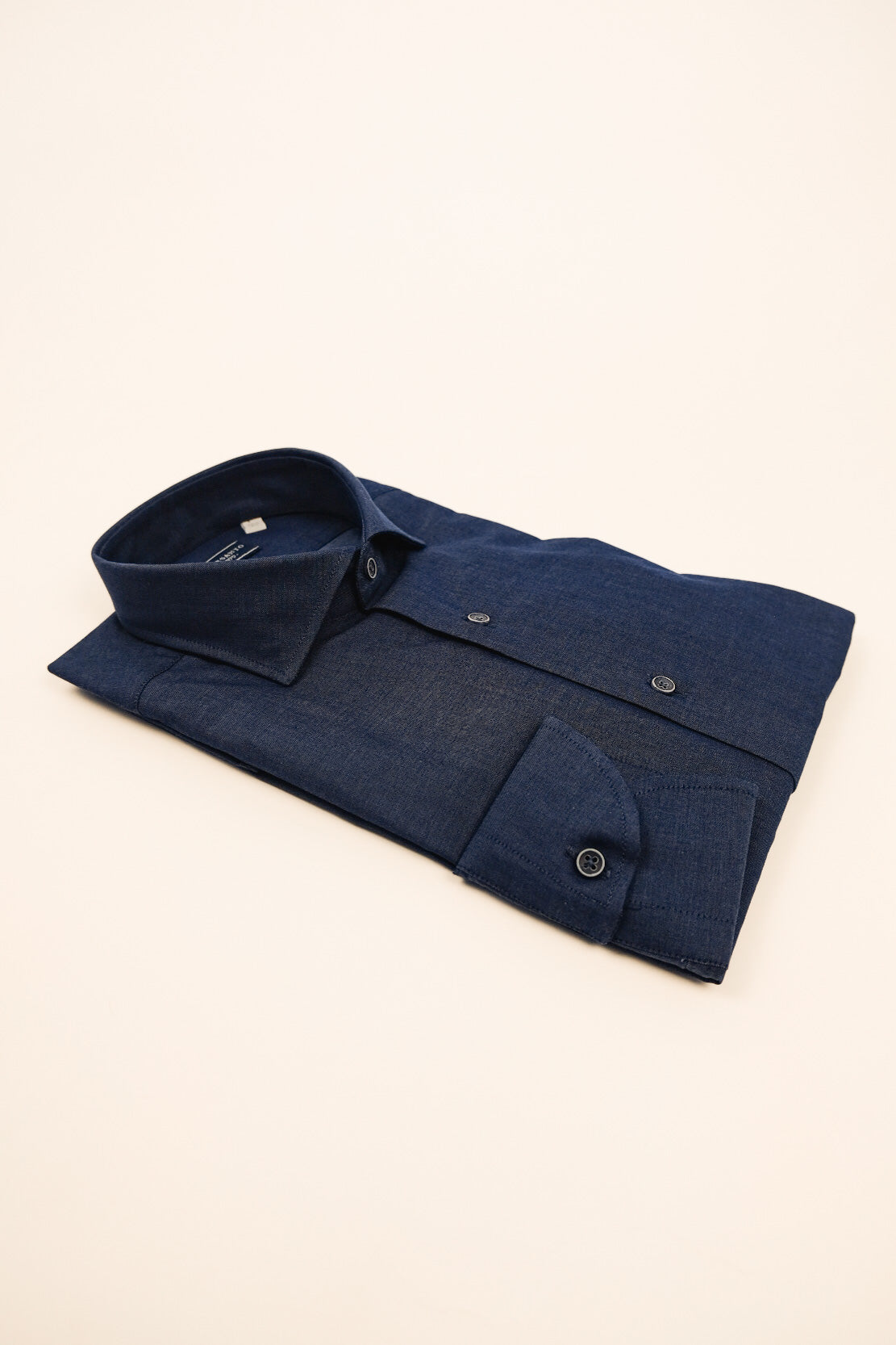 CAMICIA-UOMO-COTONE-DENIM